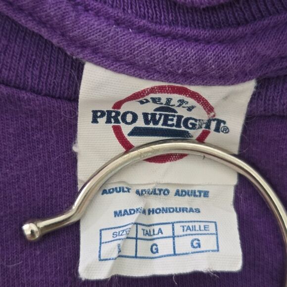 Vintage Purple Grape Kool-Aid Man T-Shirt 100% Cotton Size Large - Picture 3 of 5